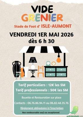 Vide grenier: Isle Aumont - 0