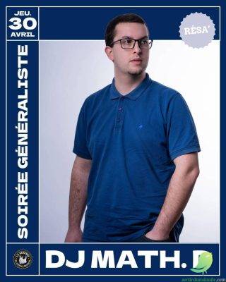 Dj Math. D à La Réserve - 0