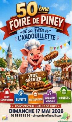 Foire de piney et sa fête de l’andouillette - 0