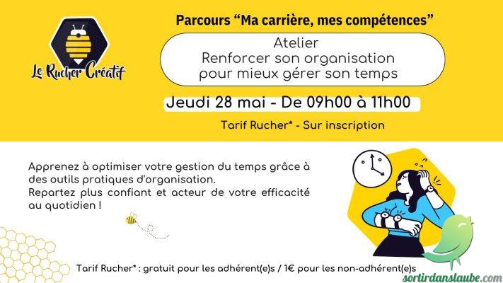 Atelier « Renforcer son organisation pour mieux gérer son temps » - 0