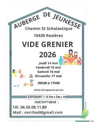 Vide grenier: Rosières - 0