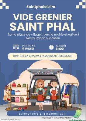 Vide grenier: Saint Phal - 0