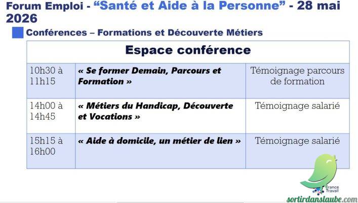 Forum Emploi de la Santé de l&rsquo;Aide à la personne et du médico-social - 1
