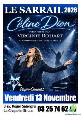 Soirée dîner concert Céline Dion avec Virginie Rohart - 0