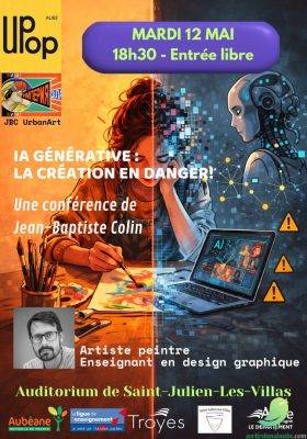Conférence: IA générative, la création en danger - 0