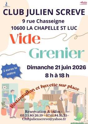 Vide grenier: Club Julien Scrève - 0