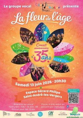 Coup d&rsquo;Choeur – Concert « La Fleur de l&rsquo;âge » (anniversaire des 35 ans) - 0
