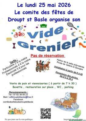 Vide grenier: Droupt Saint Basle - 0