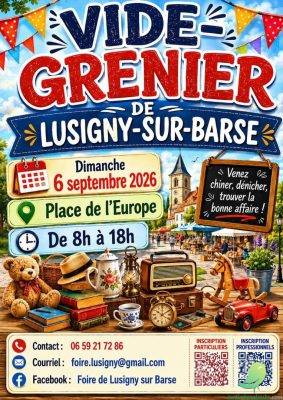 Vide Grenier: Lusigny sur Barse - 0