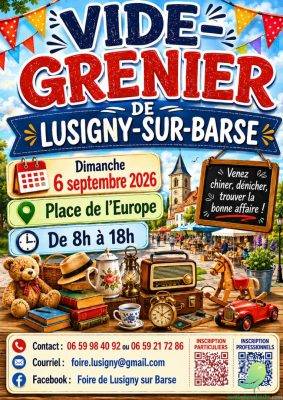 Vide Grenier: Lusigny sur Barse - 0