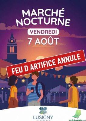 Premier Marché Nocturne Estival de Lusigny-sur-Barse - 0