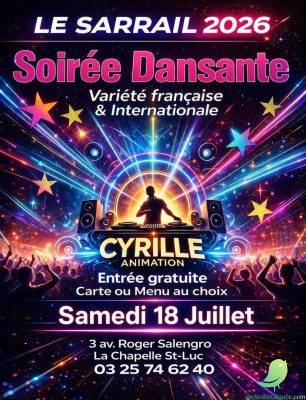 Soirée dansante, variété - 0