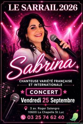 Soirée dîner concert et dansante avec Sabrina - 0