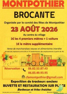 Vide grenier: Montpothier - 0