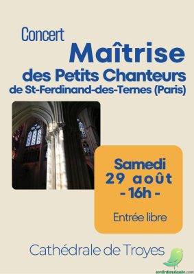 Concert de la maîtrise des Petits Chanteurs de St-Ferdinand-des-Ternes - 0