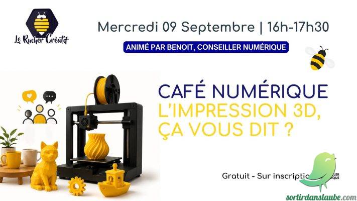 Café numérique : L’impression 3D, ça vous dit ? - 0
