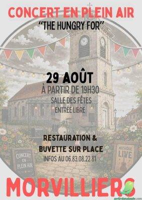 CONCERT EN PLEIN AIR — THE HUNGRY FOR - 0