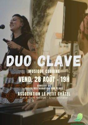 Concert LIVE DUO CLAVE – Musique Cubaine - 0