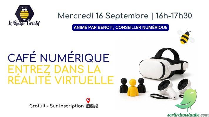 Café numérique : Entrez dans la Réalité Virtuelle - 0