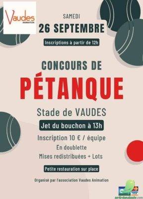 Concours de pétanque: Vaudes - 0