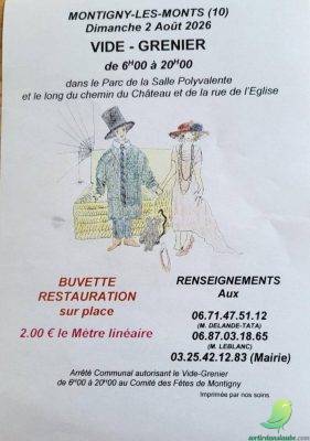 Vide grenier: Montigny les Monts - 0