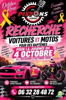 Rassemblement auto/moto pour octobre rose - 1