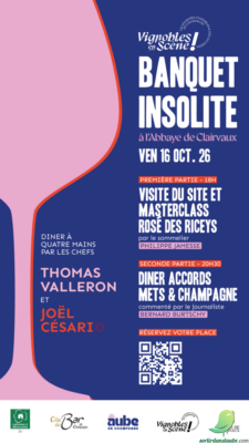Banquet Insolite à Clairvaux, une soirée d’exception en Champagne - 0