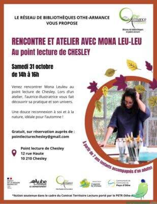 Rencontre et atelier avec l&rsquo;autrice-illustratrice Mona Leu-Leu ! - 0