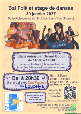 BAL FOLK / CONCERT avec Duo Parasol et Trio Loubelya - 0