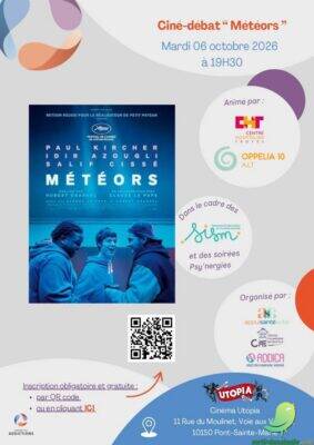 COMPLET! CINÉ-DÉBAT : PROJECTION DU FILM « MÉTÉORS » - 0