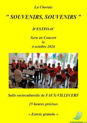 Concert de la chorale Souvenirs Souvenirs - 0