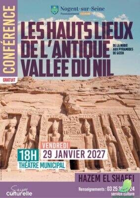 Conférence: Les hauts lieux de l’antique vallée du Nil, de la Nubie aux pyramides de Gizeh - 0