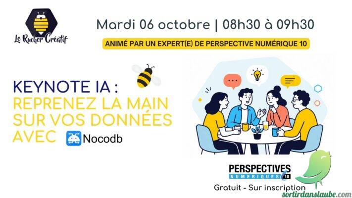 Keynote Outil IA :  Reprenez la main sur vos données avec NocoDB - 0