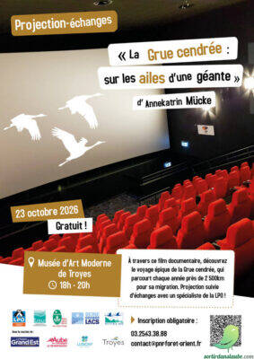 Projection – Échanges « La Grue cendrée : Sur les ailes d’une géante » de Annekatrin Mücke - 0