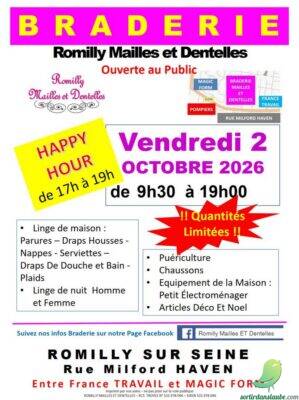Braderie Romilly Mailles et dentelles - 0