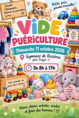Vide puériculture: Rosières - 0