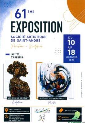 61ème exposition de la Société Artistique de Saint André - 0