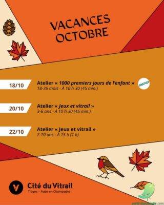  Vacances d’automne à la Cité du Vitrail : frissons, enquête et activités d’éveil artistique - 1