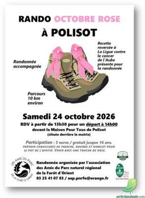 Randonnée autour de Polisot dans le cadre d’octobre rose - 0