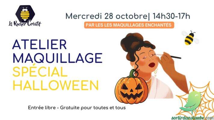 Atelier maquillage – SPÉCIAL HALLOWEEN - 0