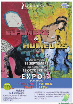 Exposition« Elfemère » Chirstine Dimey et « Humeurs » Patrick Leon - 0