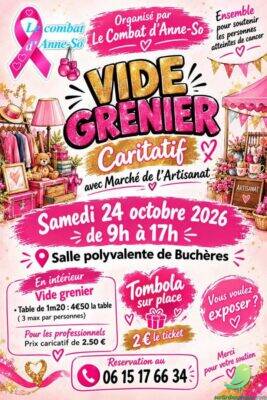 Vide grenier caritatif & Marché de l&rsquo;Artisanat ! - 0